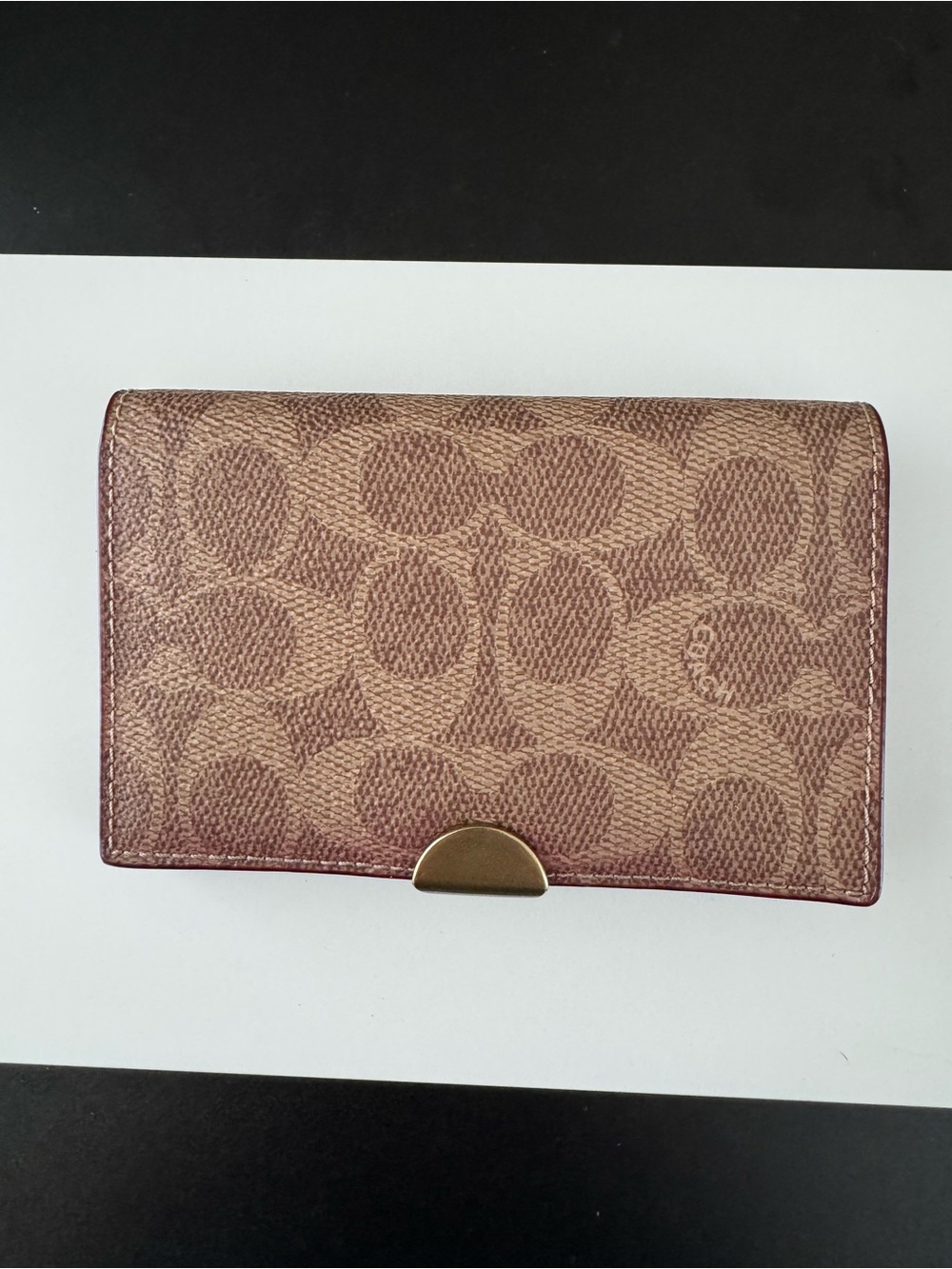 Coach Black & Brown Leather Bag With Gold Hardware & Matching Wallet - Picture 5 of 9